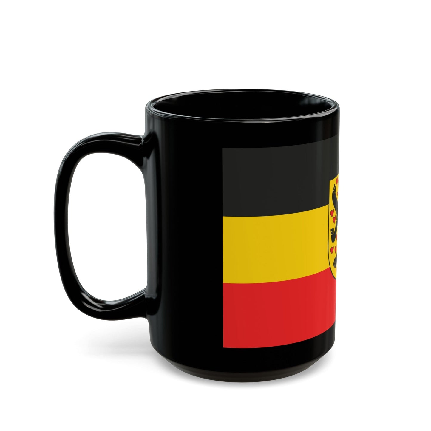 Flag of Weimar Germany - Black Coffee Mug-The Sticker Space