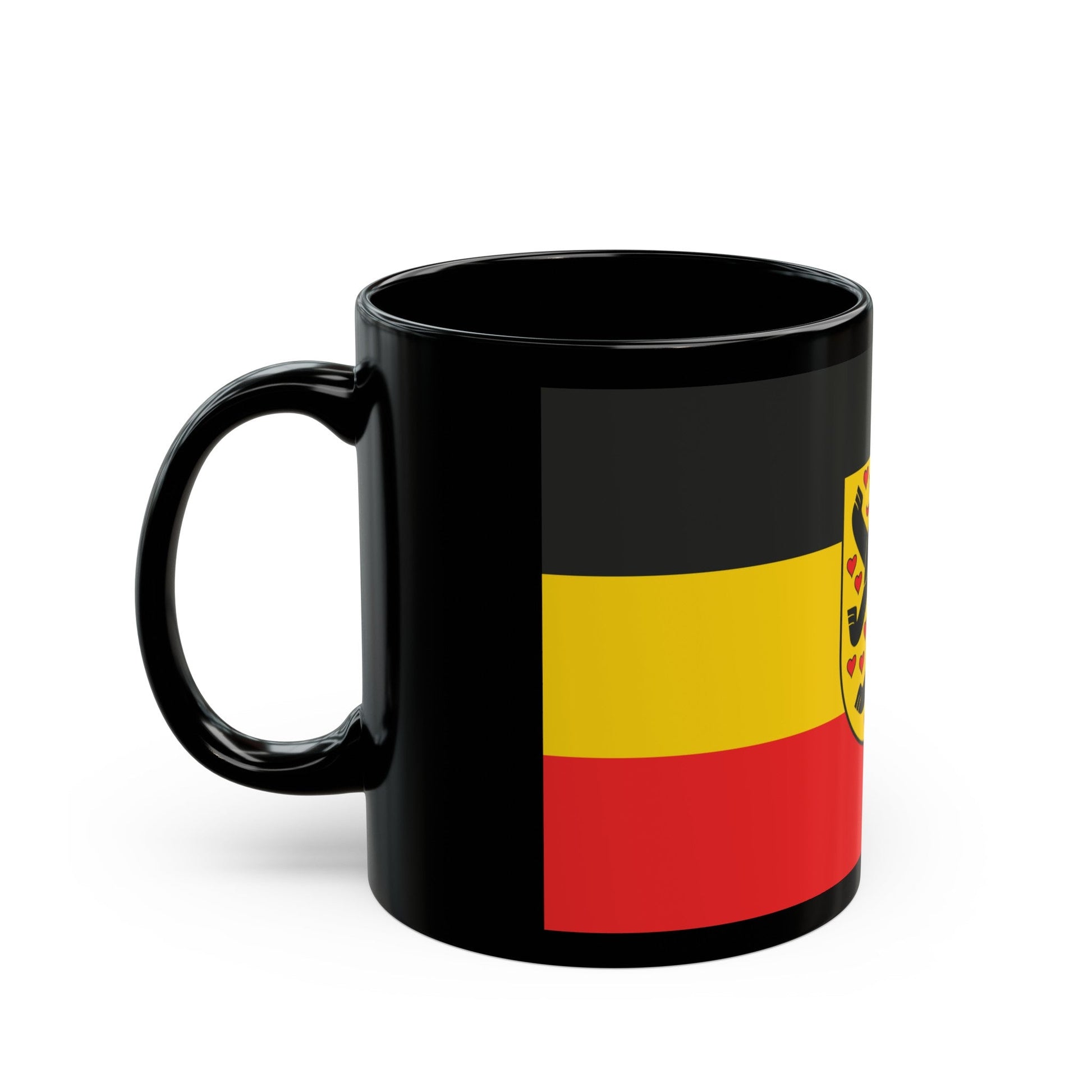 Flag of Weimar Germany - Black Coffee Mug-The Sticker Space