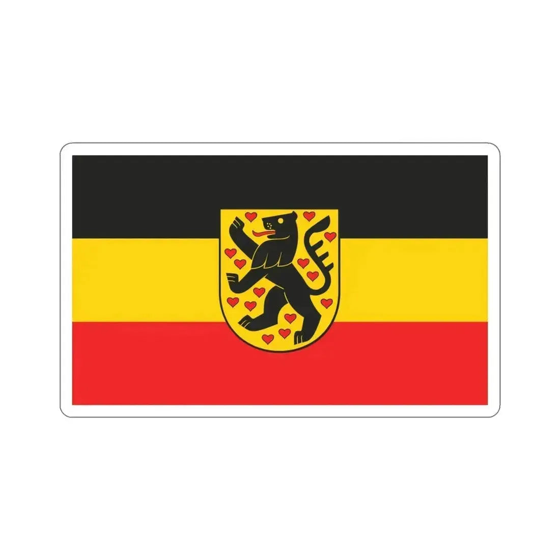 Flag of Weimar Germany STICKER Vinyl Die-Cut Decal 4 Inch - The Sticker Space