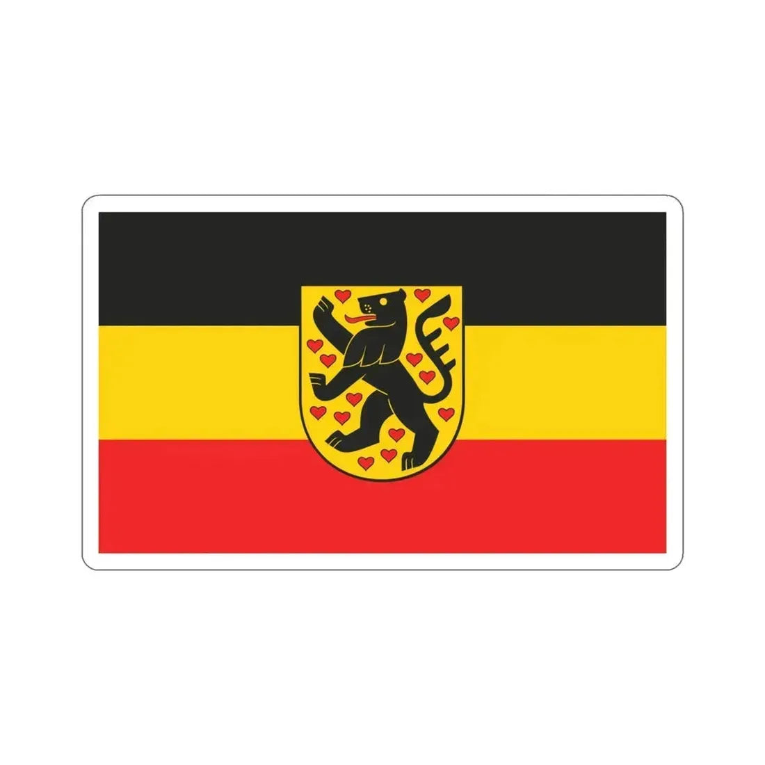 Flag of Weimar Germany STICKER Vinyl Die-Cut Decal 4 Inch - The Sticker Space
