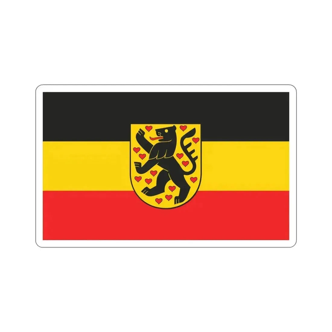 Flag of Weimar Germany STICKER Vinyl Die-Cut Decal 5 Inch - The Sticker Space