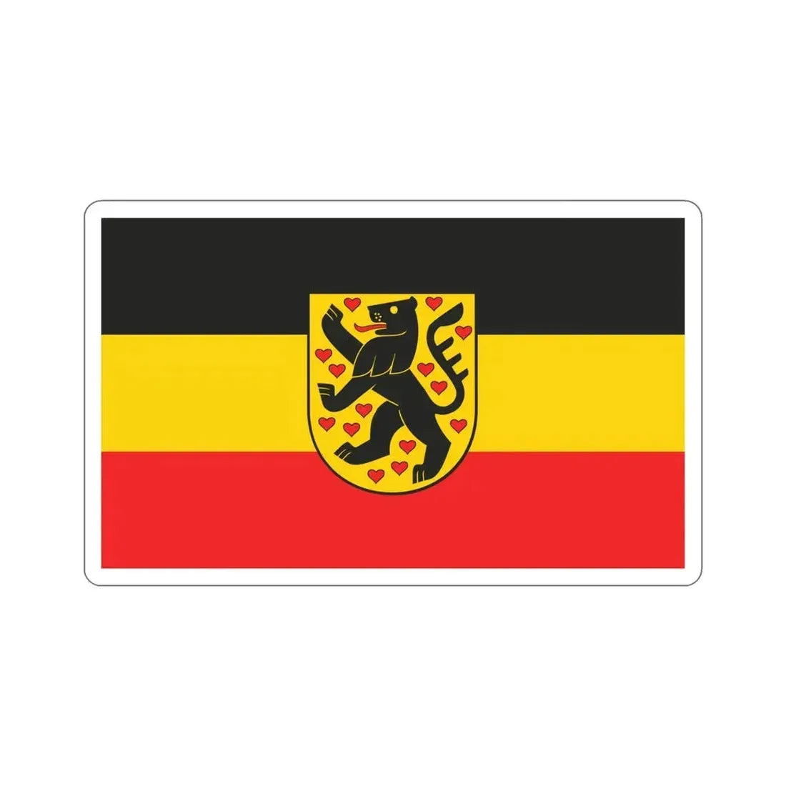 Flag of Weimar Germany STICKER Vinyl Die-Cut Decal 5 Inch - The Sticker Space