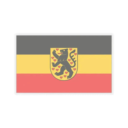 Flag of Weimar Germany - STICKER Vinyl Kiss-Cut Decal 2 Inch Transparent - The Sticker Space