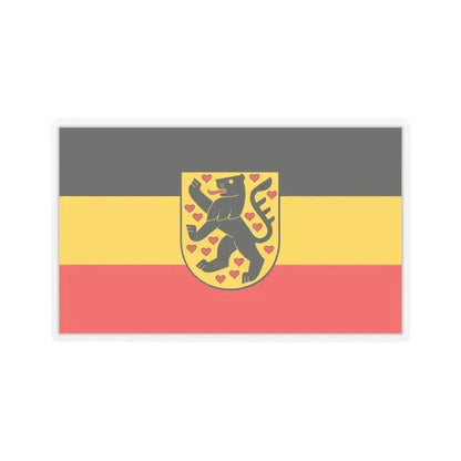 Flag of Weimar Germany - STICKER Vinyl Kiss-Cut Decal 3 Inch Transparent - The Sticker Space