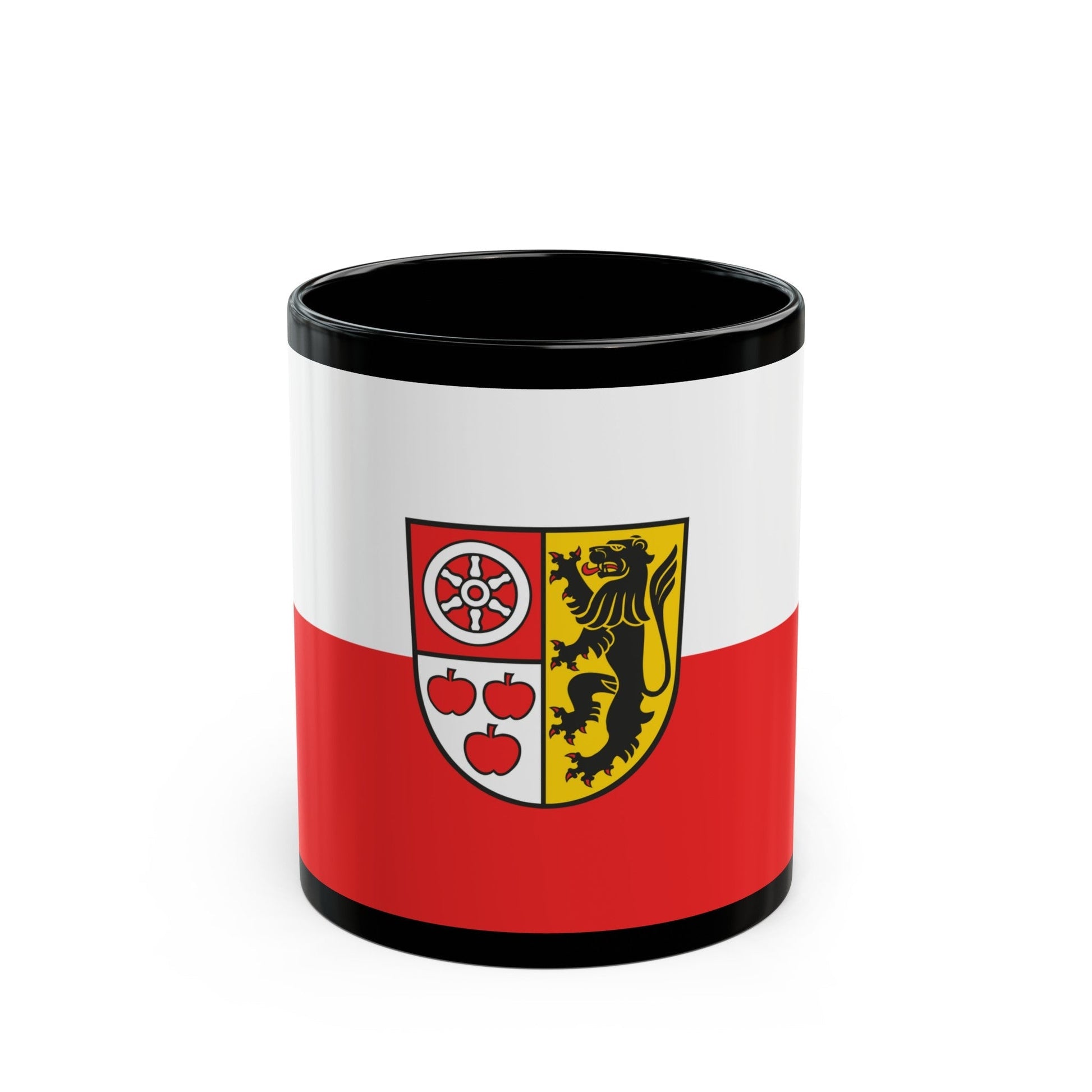 Flag of Weimarer Land Germany - Black Coffee Mug-11oz-The Sticker Space