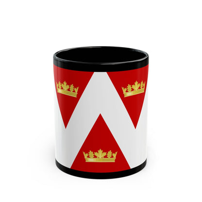 Flag of Wellington Ontario Canada - Black Coffee Mug-11oz-The Sticker Space