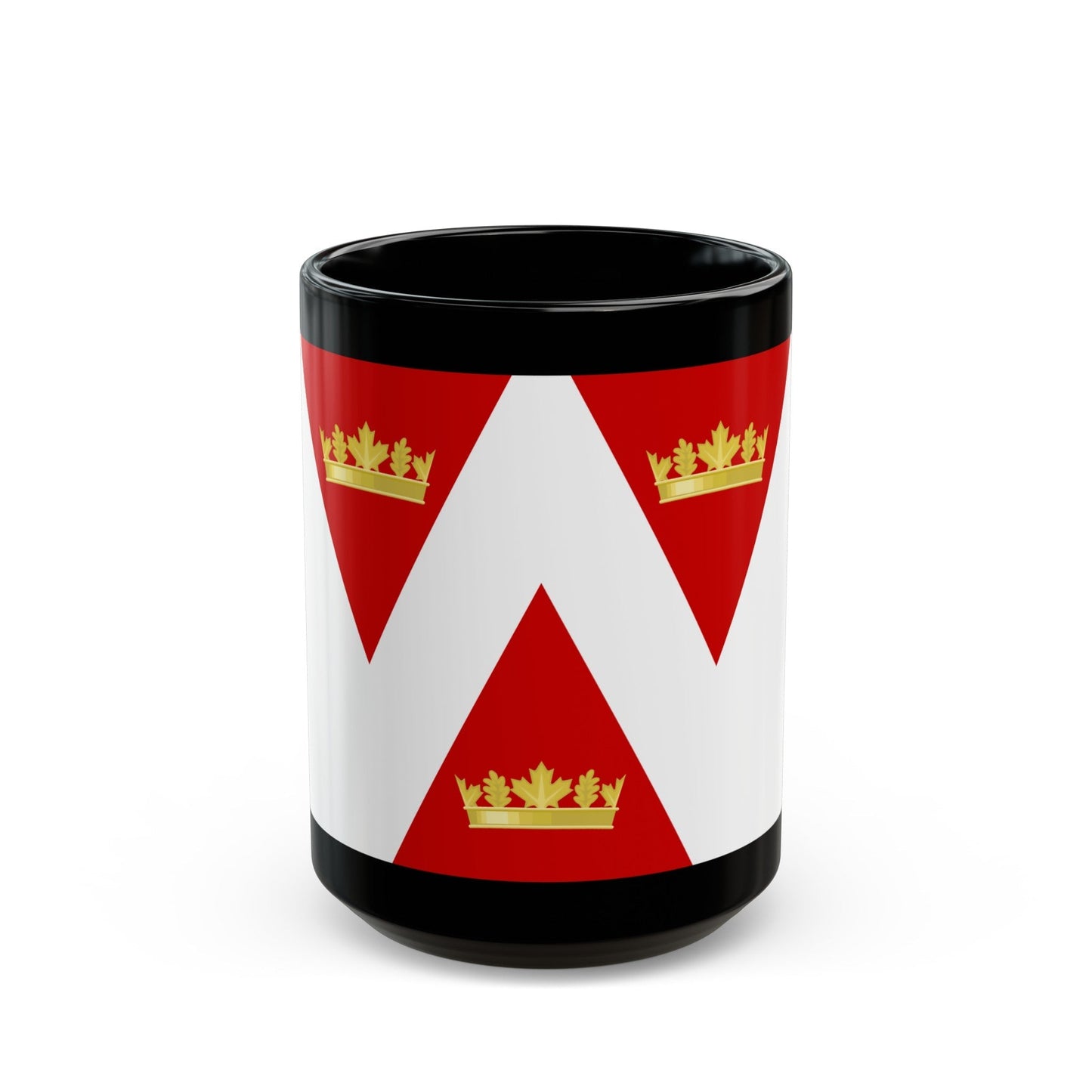 Flag of Wellington Ontario Canada - Black Coffee Mug-15oz-The Sticker Space