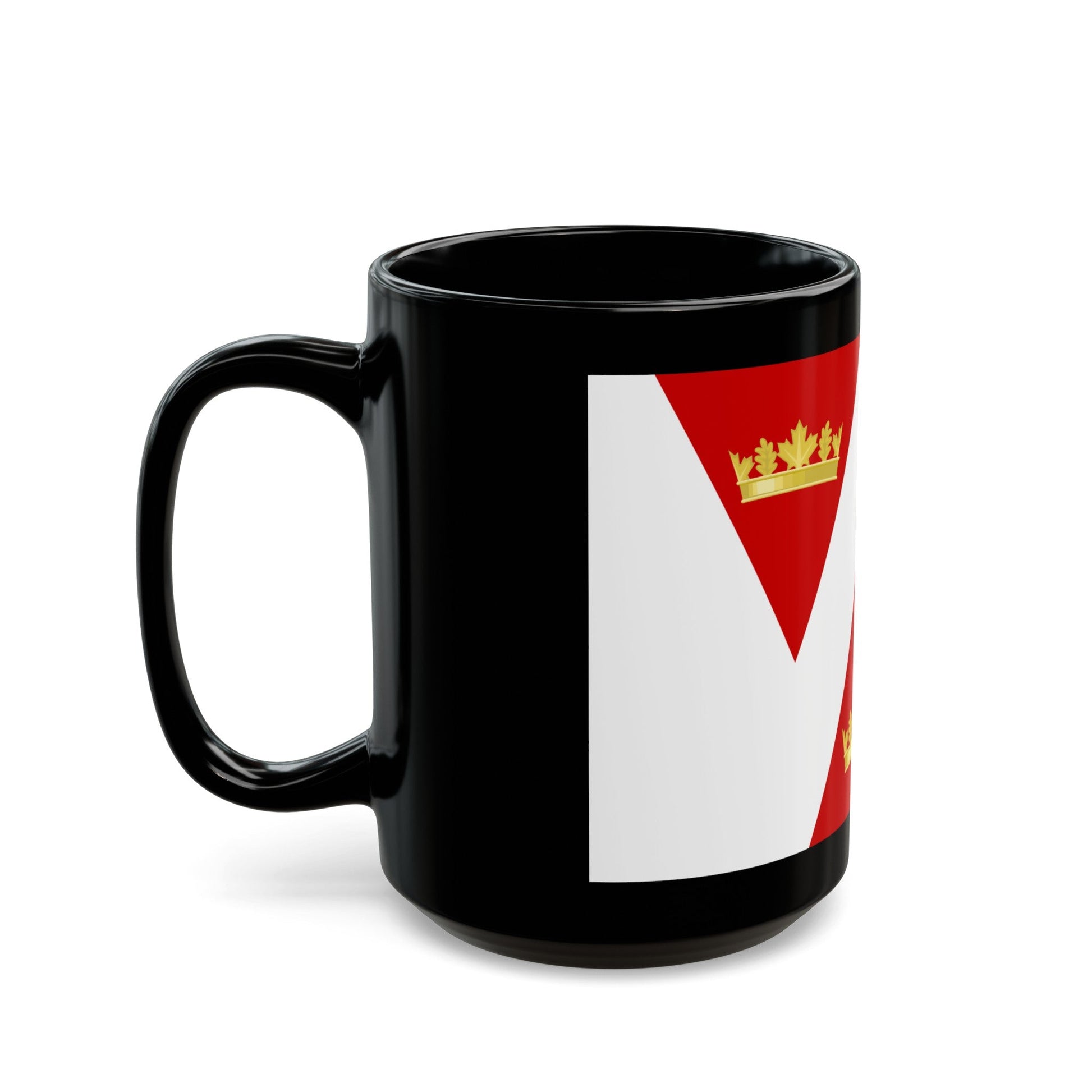 Flag of Wellington Ontario Canada - Black Coffee Mug-The Sticker Space