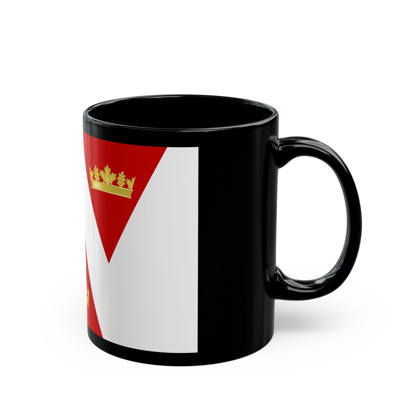 Flag of Wellington Ontario Canada - Black Coffee Mug-The Sticker Space