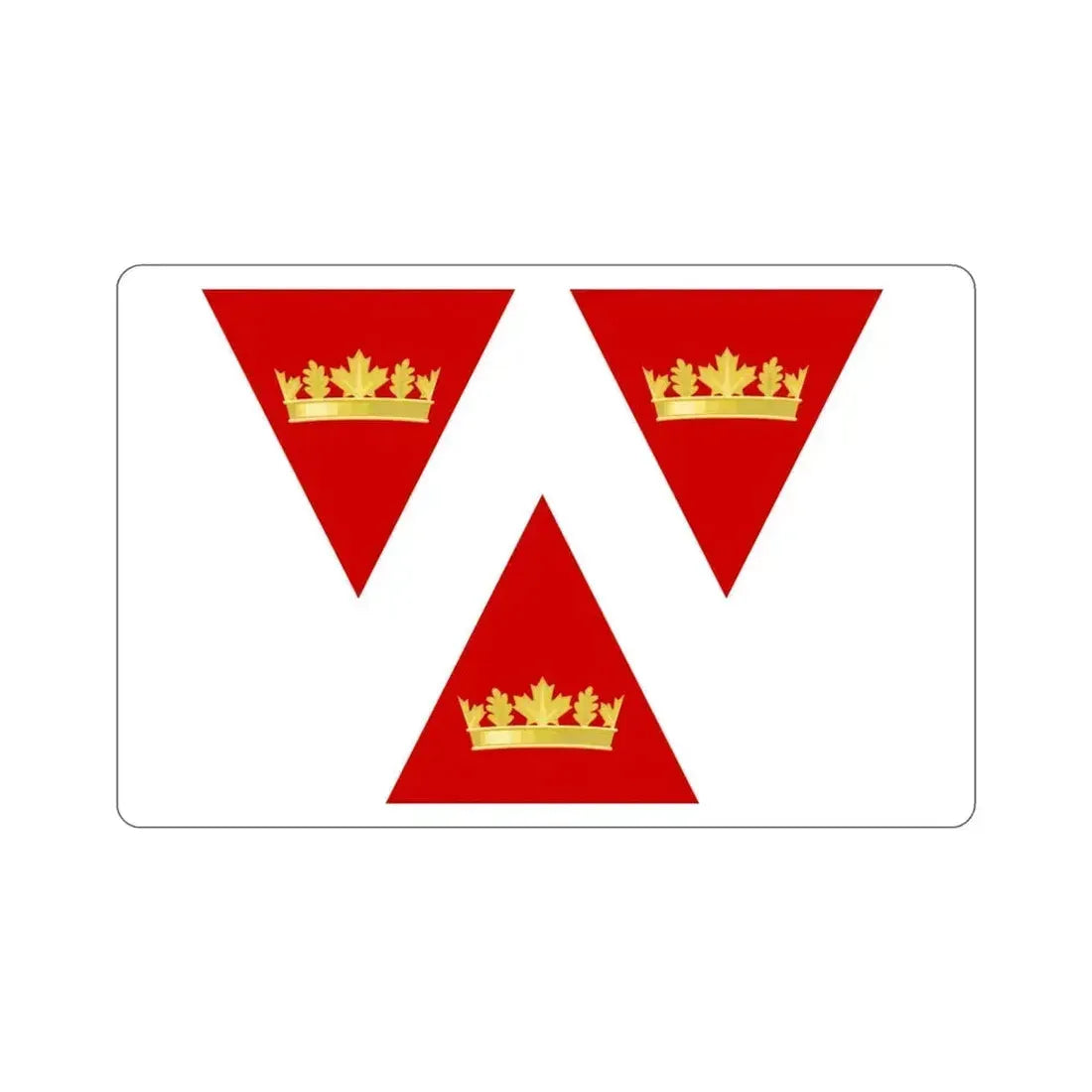 Flag of Wellington Ontario Canada STICKER Vinyl Die-Cut Decal 4 Inch - The Sticker Space