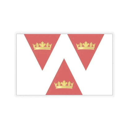 Flag of Wellington Ontario Canada - STICKER Vinyl Kiss-Cut Decal 2 Inch Transparent - The Sticker Space