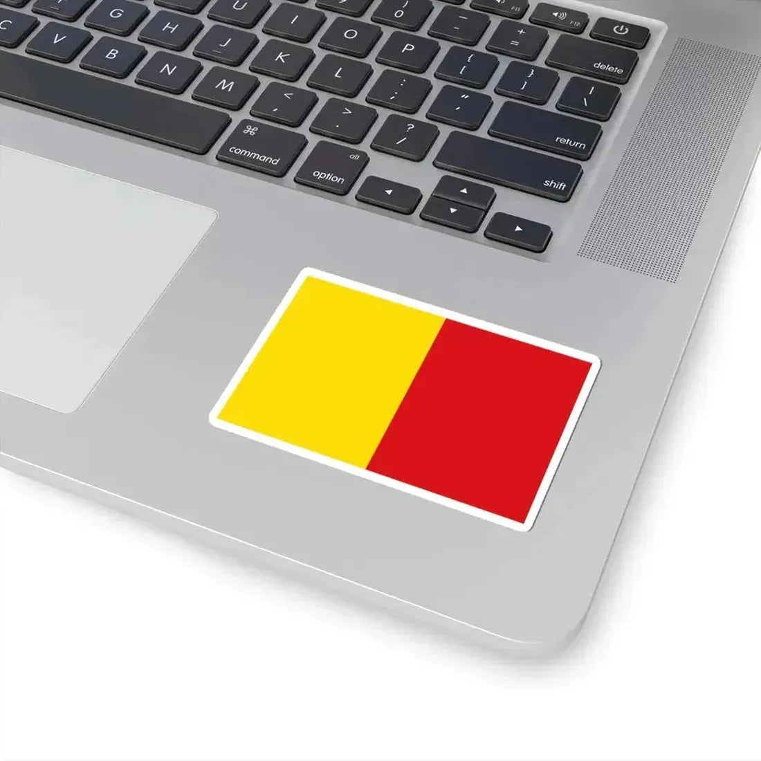 Flag of Wervik (Belgium) STICKER Vinyl Kiss-Cut Decal - The Sticker Space
