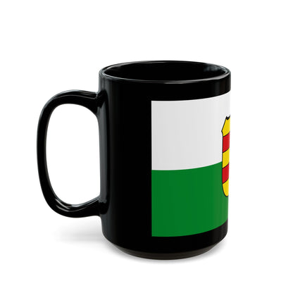 Flag of Wesermarsch Germany - Black Coffee Mug-The Sticker Space