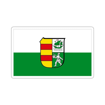 Flag of Wesermarsch Germany STICKER Vinyl Die-Cut Decal 3 Inch - The Sticker Space