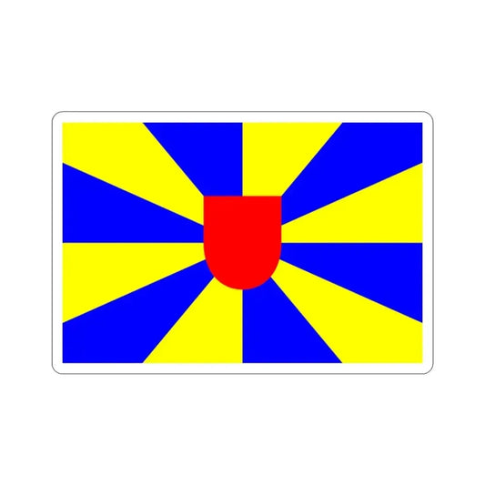 Flag of West Flanders Belgium STICKER Vinyl Die-Cut Decal 2 Inch - The Sticker Space