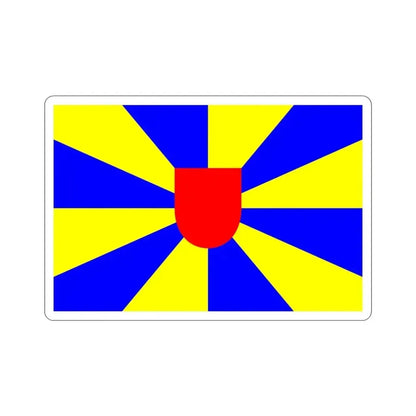 Flag of West Flanders Belgium STICKER Vinyl Die-Cut Decal 3 Inch - The Sticker Space