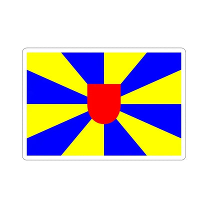 Flag of West Flanders Belgium STICKER Vinyl Die-Cut Decal 6 Inch - The Sticker Space