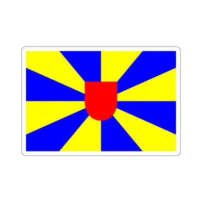 Flag of West Flanders Belgium STICKER Vinyl Die-Cut Decal - The Sticker Space