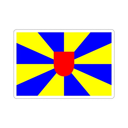 Flag of West Flanders Belgium STICKER Vinyl Die-Cut Decal - The Sticker Space