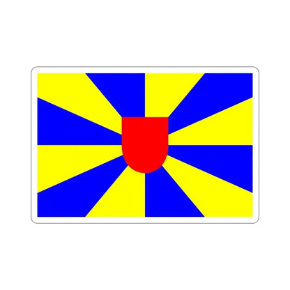Flag of West Flanders Belgium STICKER Vinyl Die-Cut Decal - The Sticker Space