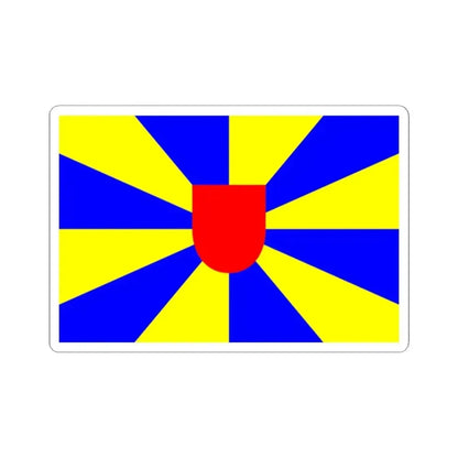 Flag of West Flanders Belgium - STICKER Vinyl Kiss-Cut Decal 2 Inch White - The Sticker Space