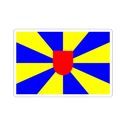 Flag of West Flanders Belgium - STICKER Vinyl Kiss-Cut Decal - The Sticker Space