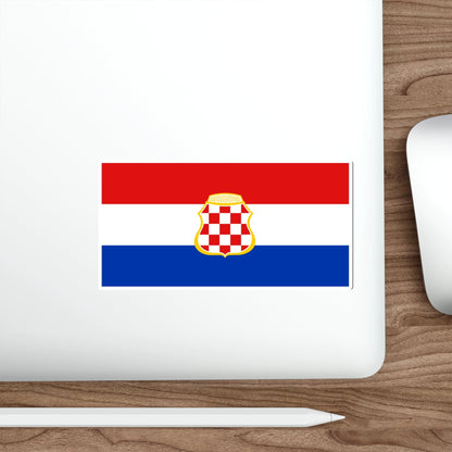 Flag of West Herzegovina Canton Bosnia and Herzegovina STICKER Vinyl Die-Cut Decal-The Sticker Space