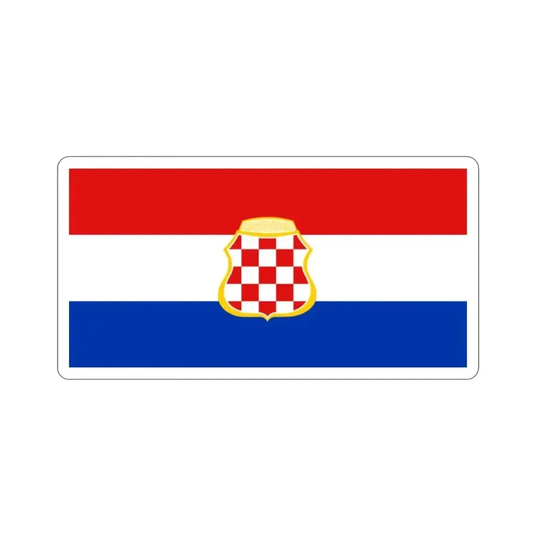 Flag of West Herzegovina Canton Bosnia and Herzegovina STICKER Vinyl Die-Cut Decal 2 Inch - The Sticker Space