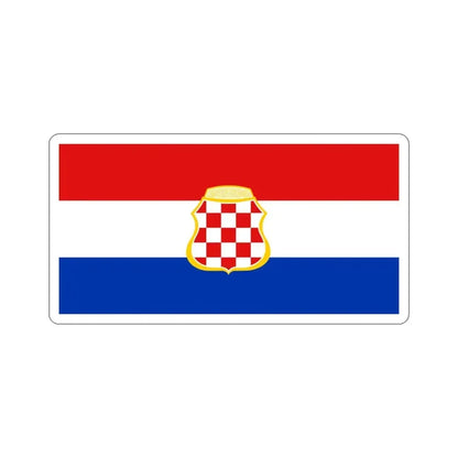 Flag of West Herzegovina Canton Bosnia and Herzegovina STICKER Vinyl Die-Cut Decal 3 Inch - The Sticker Space