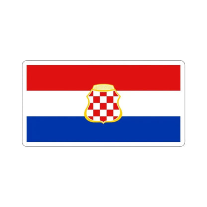 Flag of West Herzegovina Canton Bosnia and Herzegovina STICKER Vinyl Die-Cut Decal 5 Inch - The Sticker Space