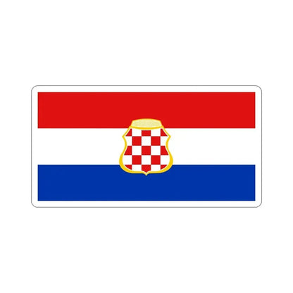 Flag of West Herzegovina Canton Bosnia and Herzegovina STICKER Vinyl Die-Cut Decal 6 Inch - The Sticker Space