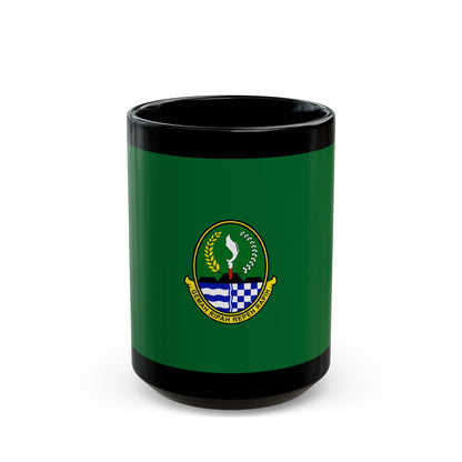 Flag of West Java Indonesia - Black Coffee Mug-15oz-The Sticker Space