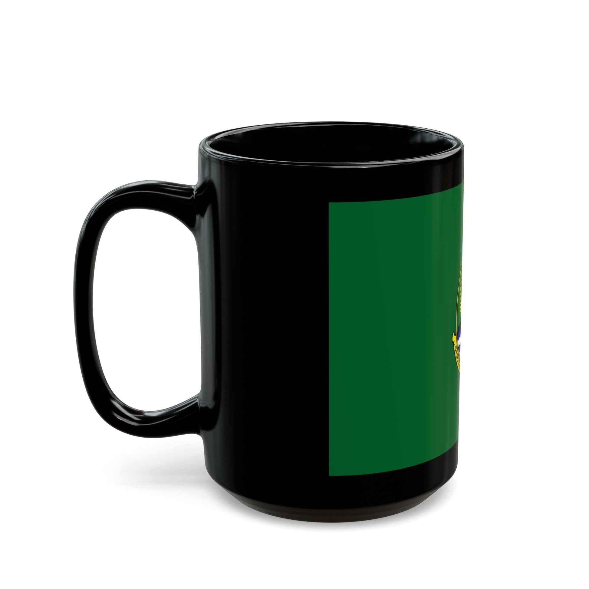 Flag of West Java Indonesia - Black Coffee Mug-The Sticker Space