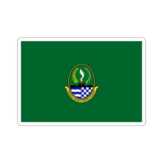 Flag of West Java Indonesia STICKER Vinyl Die-Cut Decal 2 Inch - The Sticker Space