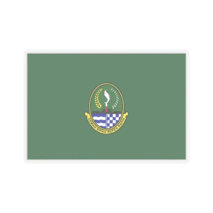 Flag of West Java Indonesia - STICKER Vinyl Kiss-Cut Decal 2 Inch Transparent - The Sticker Space