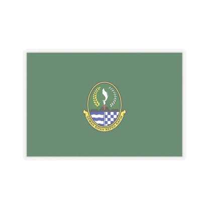 Flag of West Java Indonesia - STICKER Vinyl Kiss-Cut Decal 3 Inch Transparent - The Sticker Space