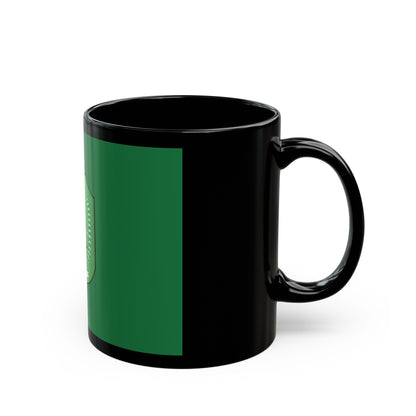 Flag of West Kalimantan Indonesia - Black Coffee Mug-The Sticker Space