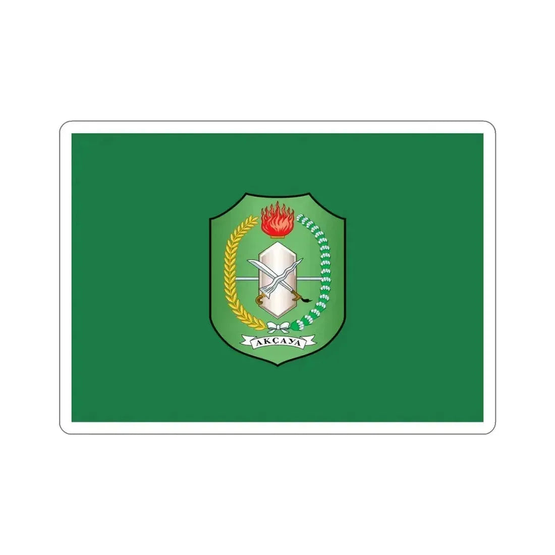Flag of West Kalimantan Indonesia STICKER Vinyl Die-Cut Decal 4 Inch - The Sticker Space