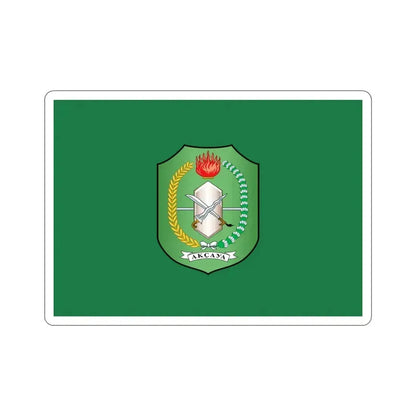 Flag of West Kalimantan Indonesia STICKER Vinyl Die-Cut Decal 4 Inch - The Sticker Space