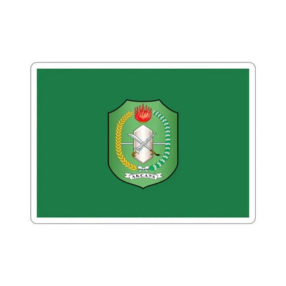 Flag of West Kalimantan Indonesia STICKER Vinyl Die-Cut Decal 4 Inch - The Sticker Space