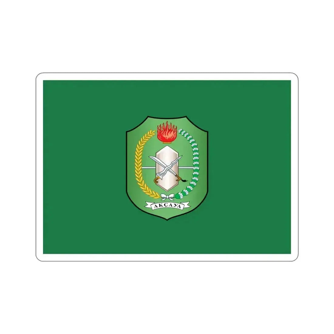 Flag of West Kalimantan Indonesia STICKER Vinyl Die-Cut Decal 6 Inch - The Sticker Space