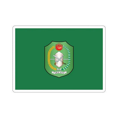 Flag of West Kalimantan Indonesia STICKER Vinyl Die-Cut Decal 6 Inch - The Sticker Space