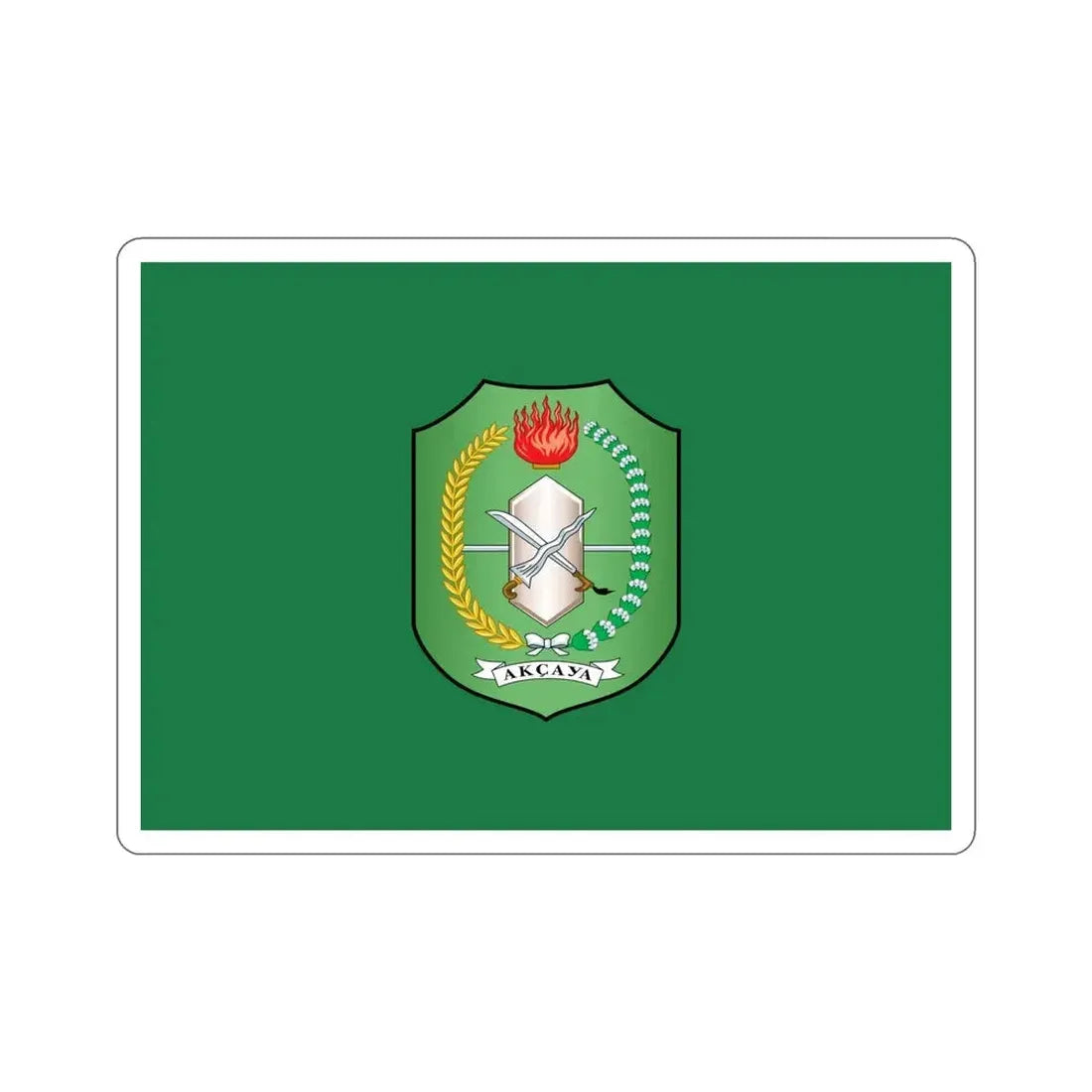 Flag of West Kalimantan Indonesia STICKER Vinyl Die-Cut Decal - The Sticker Space