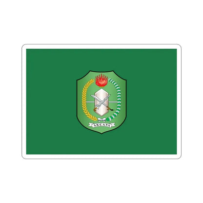 Flag of West Kalimantan Indonesia STICKER Vinyl Die-Cut Decal - The Sticker Space