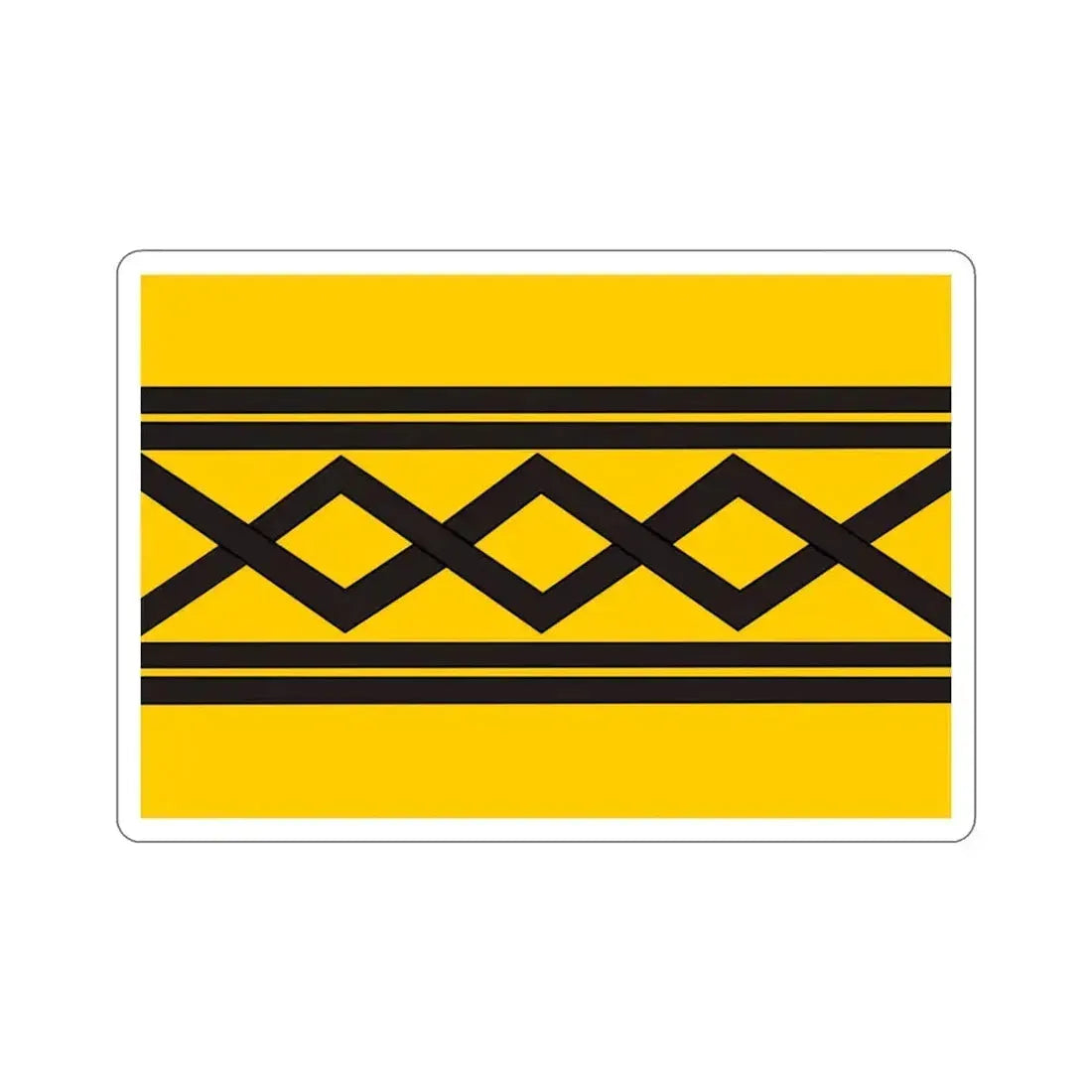 Flag of West Midlands County UK STICKER Vinyl Die-Cut Decal 3 Inch - The Sticker Space
