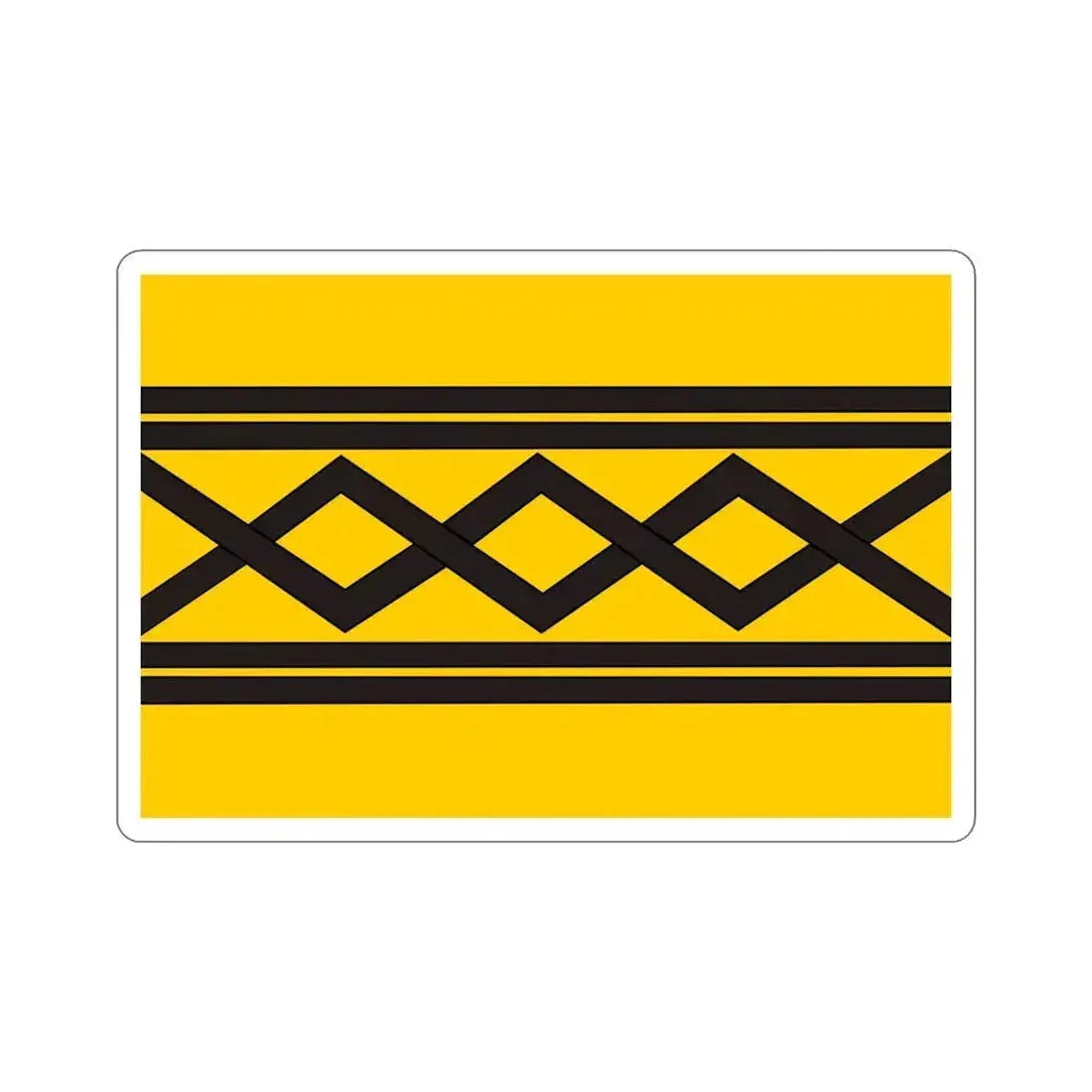 Flag of West Midlands County UK STICKER Vinyl Die-Cut Decal 5 Inch - The Sticker Space