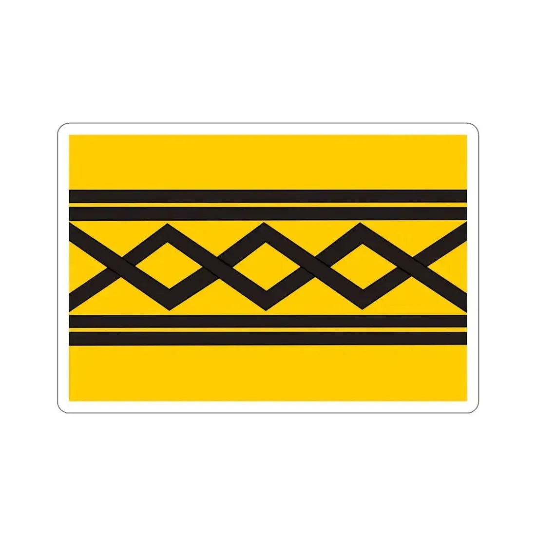 Flag of West Midlands County UK STICKER Vinyl Die-Cut Decal 6 Inch - The Sticker Space