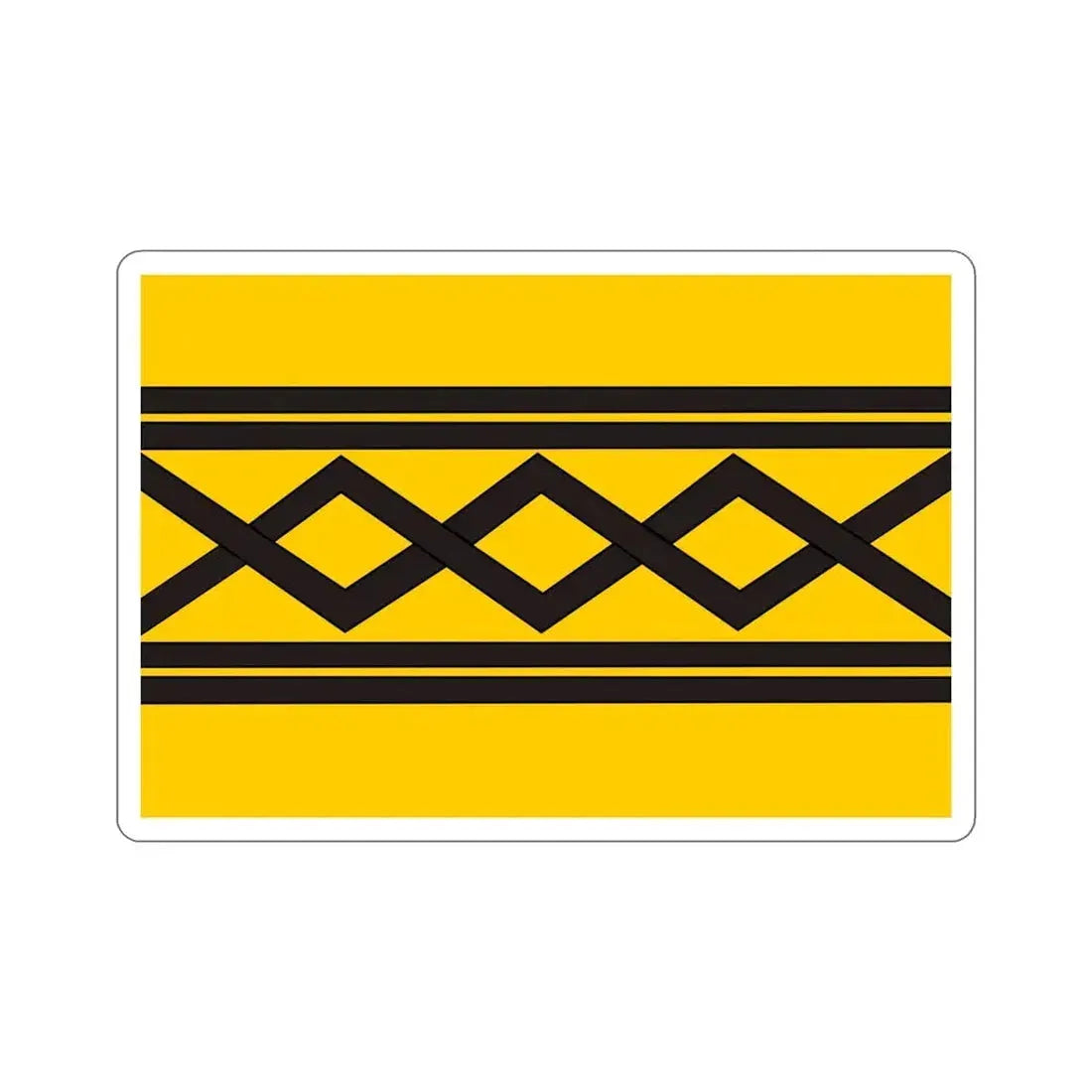 Flag of West Midlands County UK STICKER Vinyl Die-Cut Decal - The Sticker Space