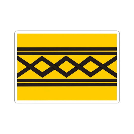 Flag of West Midlands County UK - STICKER Vinyl Kiss-Cut Decal 2 Inch White - The Sticker Space