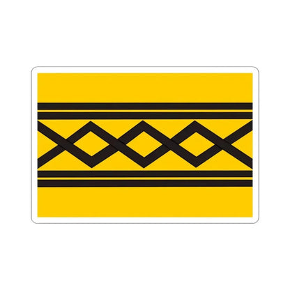 Flag of West Midlands County UK - STICKER Vinyl Kiss-Cut Decal 3 Inch White - The Sticker Space